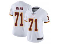 Women's Limited Charles Mann #71 Nike White Road Jersey - NFL Washington Redskins Vapor Untouchable