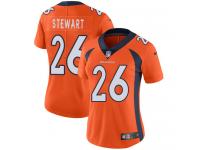 Women's Limited Darian Stewart #26 Nike Orange Home Jersey - NFL Denver Broncos Vapor Untouchable