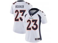 Women's Limited Devontae Booker #23 Nike White Road Jersey - NFL Denver Broncos Vapor Untouchable