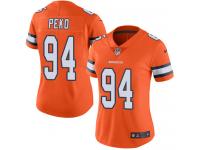 Women's Limited Domata Peko #94 Nike Orange Jersey - NFL Denver Broncos Rush