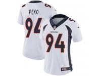 Women's Limited Domata Peko #94 Nike White Road Jersey - NFL Denver Broncos Vapor Untouchable