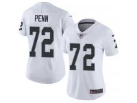 Women's Limited Donald Penn #72 Nike White Road Jersey - NFL Oakland Raiders Vapor Untouchable