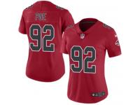 Women's Limited Dontari Poe #92 Nike Red Jersey - NFL Atlanta Falcons Rush