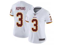 Women's Limited Dustin Hopkins #3 Nike White Road Jersey - NFL Washington Redskins Vapor Untouchable