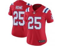 Women's Limited Eric Rowe #25 Nike Red Alternate Jersey - NFL New England Patriots Vapor Untouchable