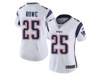 Women's Limited Eric Rowe #25 Nike White Road Jersey - NFL New England Patriots Vapor Untouchable