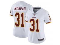 Women's Limited Fabian Moreau #31 Nike White Road Jersey - NFL Washington Redskins Vapor Untouchable