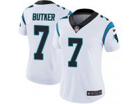 Women's Limited Harrison Butker #7 Nike White Road Jersey - NFL Carolina Panthers Vapor Untouchable