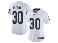 Women's Limited Jalen Richard #30 Nike White Road Jersey - NFL Oakland Raiders Vapor Untouchable