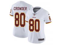 Women's Limited Jamison Crowder #80 Nike White Road Jersey - NFL Washington Redskins Vapor