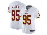 Women's Limited Jonathan Allen #95 Nike White Road Jersey - NFL Washington Redskins Vapor Untouchable