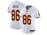 Women's Limited Jordan Reed #86 Nike White Road Jersey - NFL Washington Redskins Vapor Untouchable