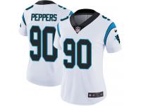 Women's Limited Julius Peppers #90 Nike White Road Jersey - NFL Carolina Panthers Vapor Untouchable