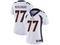 Women's Limited Karl Mecklenburg #77 Nike White Road Jersey - NFL Denver Broncos Vapor Untouchable