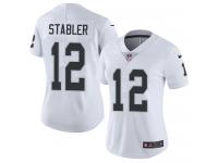 Women's Limited Kenny Stabler #12 Nike White Road Jersey - NFL Oakland Raiders Vapor Untouchable