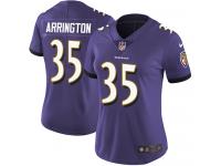 Women's Limited Kyle Arrington #35 Nike Purple Home Jersey - NFL Baltimore Ravens Vapor Untouchable