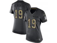 Women's Limited Lance Alworth #19 Nike Black Jersey - NFL Los Angeles Chargers 2016 Salute to Service