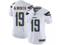 Women's Limited Lance Alworth #19 Nike White Road Jersey - NFL Los Angeles Chargers Vapor Untouchable