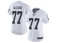 Women's Limited Lyle Alzado #77 Nike White Road Jersey - NFL Oakland Raiders Vapor Untouchable