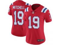 Women's Limited Malcolm Mitchell #19 Nike Red Alternate Jersey - NFL New England Patriots Vapor Untouchable
