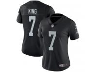 Women's Limited Marquette King #7 Nike Black Home Jersey - NFL Oakland Raiders Vapor Untouchable