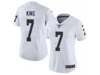Women's Limited Marquette King #7 Nike White Road Jersey - NFL Oakland Raiders Vapor Untouchable