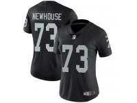 Women's Limited Marshall Newhouse #73 Nike Black Home Jersey - NFL Oakland Raiders Vapor Untouchable
