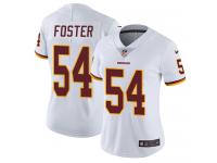 Women's Limited Mason Foster #54 Nike White Road Jersey - NFL Washington Redskins Vapor Untouchable