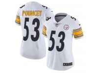 Women's Limited Maurkice Pouncey #53 Nike White Road Jersey - NFL Pittsburgh Steelers Vapor