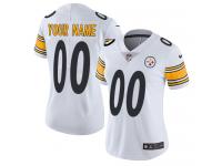 Women's Limited Nike White Road Jersey - NFL Pittsburgh Steelers Customized Vapor Untouchable