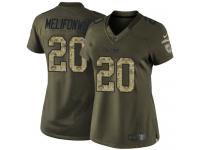 Women's Limited Obi Melifonwu #20 Nike Green Jersey - NFL Oakland Raiders Salute to Service