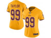 Women's Limited Phil Taylor #99 Nike Gold Jersey - NFL Washington Redskins Rush