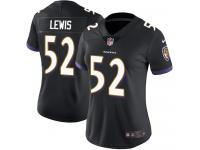 Women's Limited Ray Lewis #52 Nike Black Alternate Jersey - NFL Baltimore Ravens Vapor Untouchable