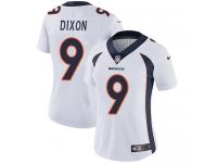 Women's Limited Riley Dixon #9 Nike White Road Jersey - NFL Denver Broncos Vapor Untouchable