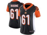 Women's Limited Russell Bodine #61 Nike Black Home Jersey - NFL Cincinnati Bengals Vapor Untouchable