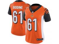 Women's Limited Russell Bodine #61 Nike Orange Alternate Jersey - NFL Cincinnati Bengals Vapor Untouchable