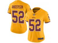 Women's Limited Ryan Anderson #52 Nike Gold Jersey - NFL Washington Redskins Rush