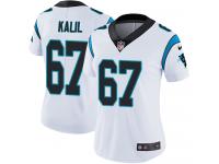 Women's Limited Ryan Kalil #67 Nike White Road Jersey - NFL Carolina Panthers Vapor Untouchable