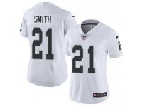 Women's Limited Sean Smith #21 Nike White Road Jersey - NFL Oakland Raiders Vapor Untouchable