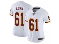 Women's Limited Spencer Long #61 Nike White Road Jersey - NFL Washington Redskins Vapor Untouchable