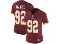 Women's Limited Stacy McGee #92 Nike Burgundy Red Home Jersey - NFL Washington Redskins Vapor Untouchable