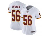 Women's Limited Zach Brown #56 Nike White Road Jersey - NFL Washington Redskins Vapor Untouchable