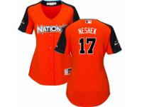 Women's Majestic Philadelphia Phillies #17 Pat Neshek Orange National League 2017 MLB All-Star MLB Jersey