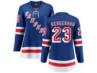 Women's New York Rangers #23 Jeff Beukeboom Royal Blue Home Breakaway NHL Jersey