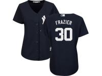 Women's New York Yankees #30 Clint Frazier Majestic Navy Cool Base Alternate Jersey