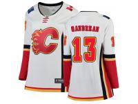 Women's NHL Calgary Flames #13 Johnny Gaudreau Breakaway Away Jersey White