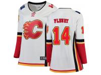 Women's NHL Calgary Flames #14 Theoren Fleury Breakaway Away Jersey White