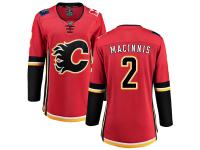 Women's NHL Calgary Flames #2 Al MacInnis Breakaway Home Jersey Red