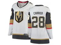 Women's NHL Vegas Golden Knights #28 William Carrier Breakaway Away Jersey White