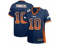 Women's Nike Denver Broncos #10 Emmanuel Sanders Blue Alternate Stitched NFL Elite Drift Fashion Jersey